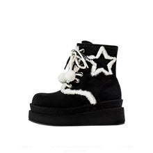 2601 Chunky sole lace up boots