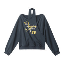 2392 women's oversized casual sweatshirt