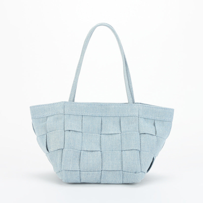 2103 denim bucket handbag