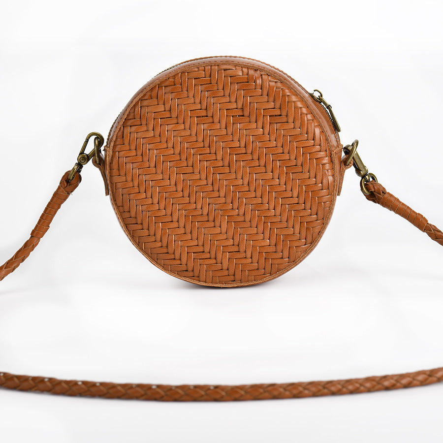 1394 casual round crossbody bag