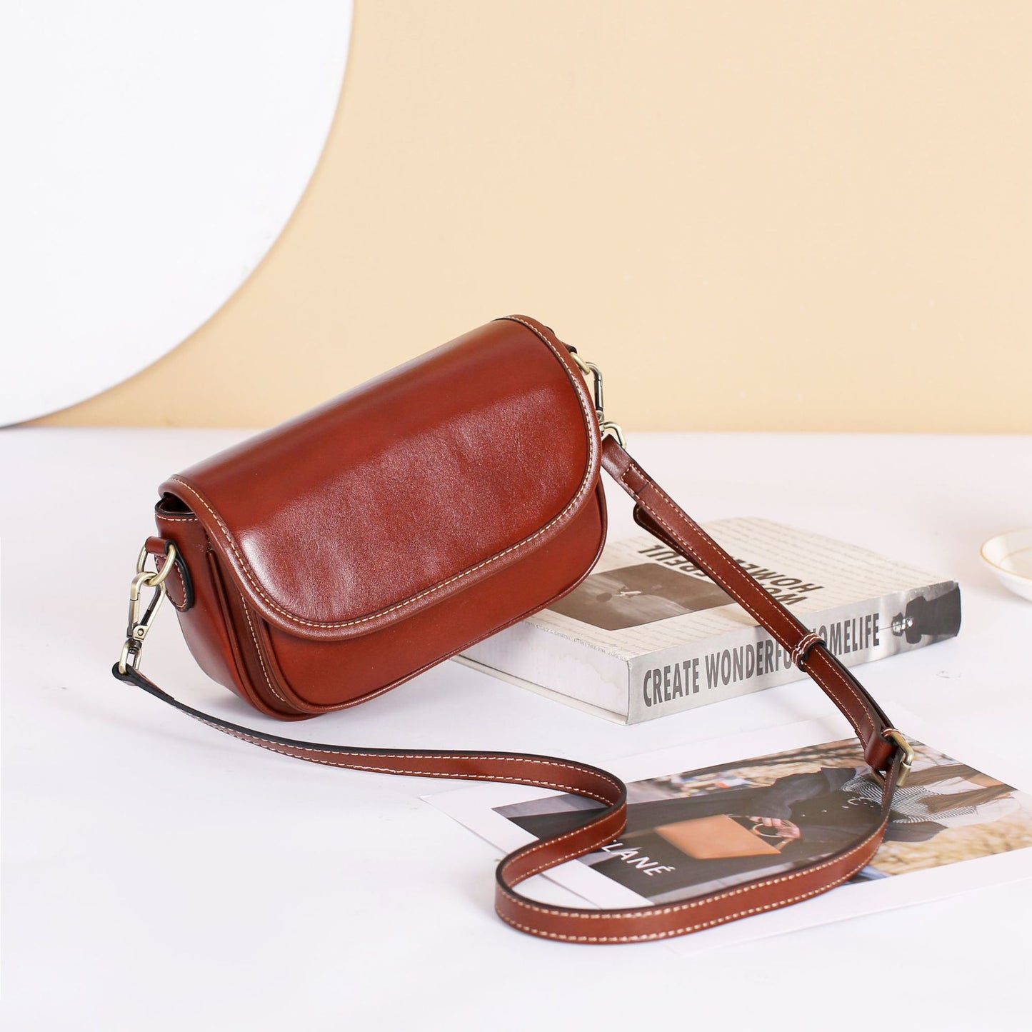 2281 small flap camera crossbody bag