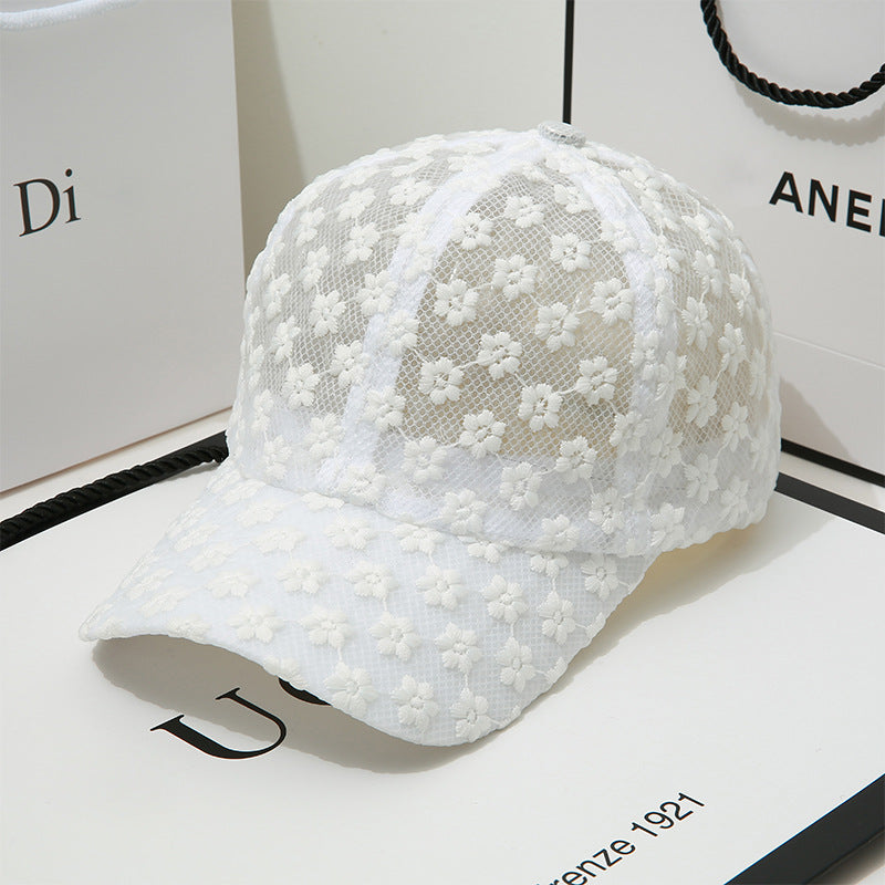 1227 flower lace fashion baseball cap