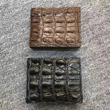 2590 Crocodile leather men's casual wallet