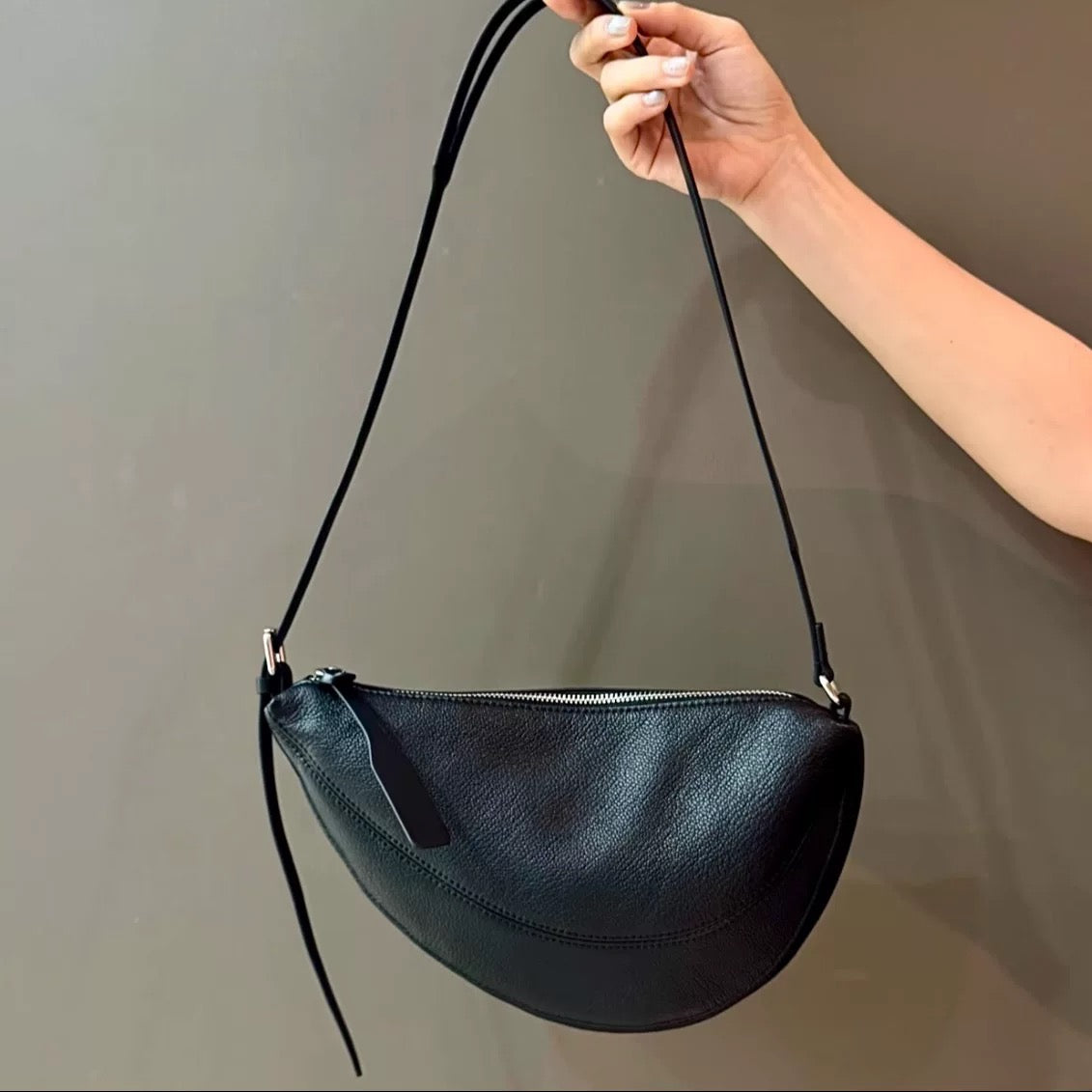4489 genuine leather women handbag