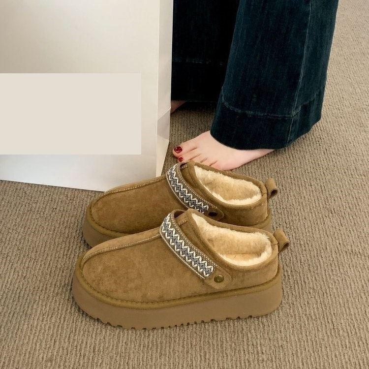 4125 Closed-back Snow Boots Slippers