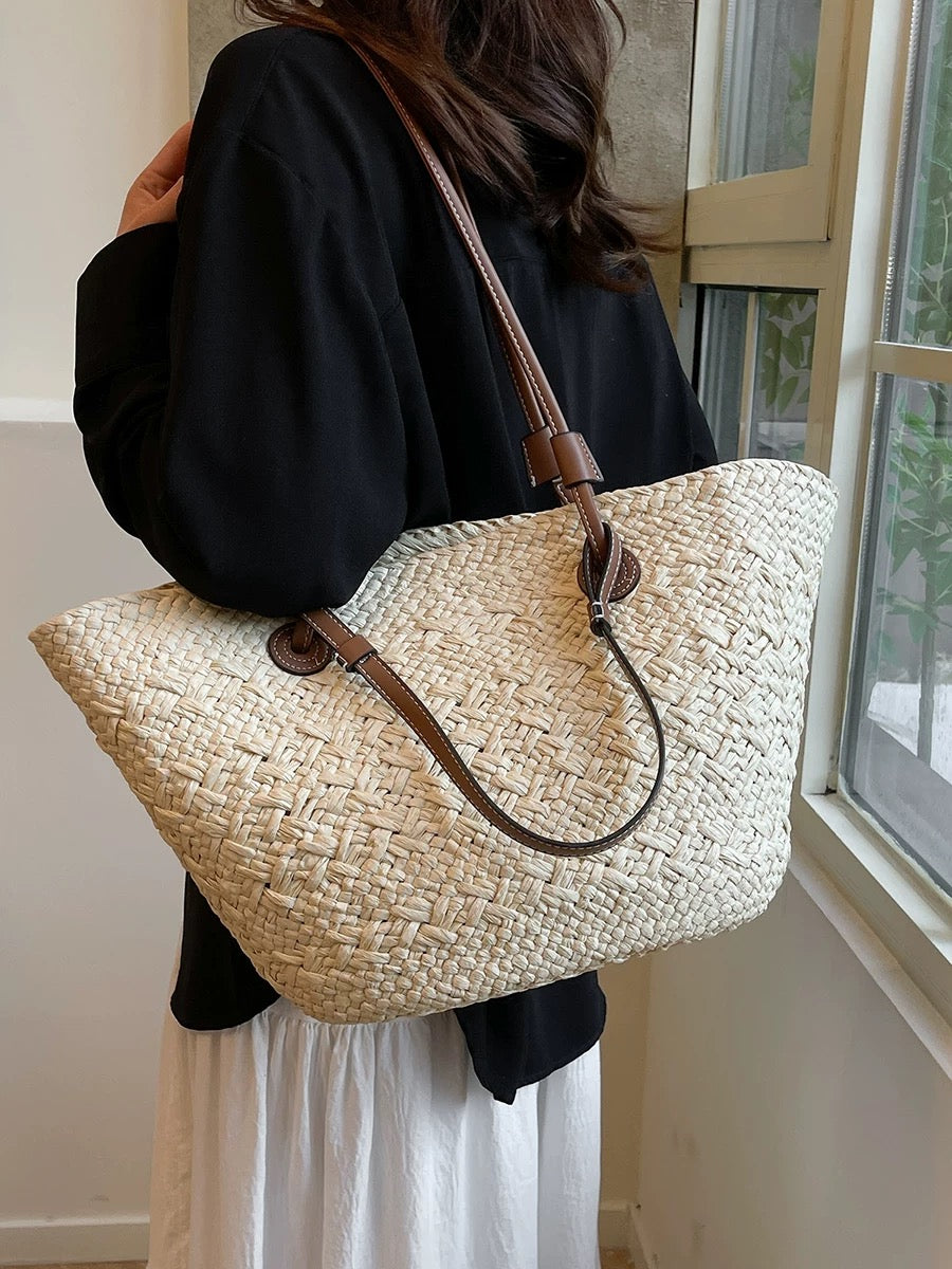 4513 straw handbag