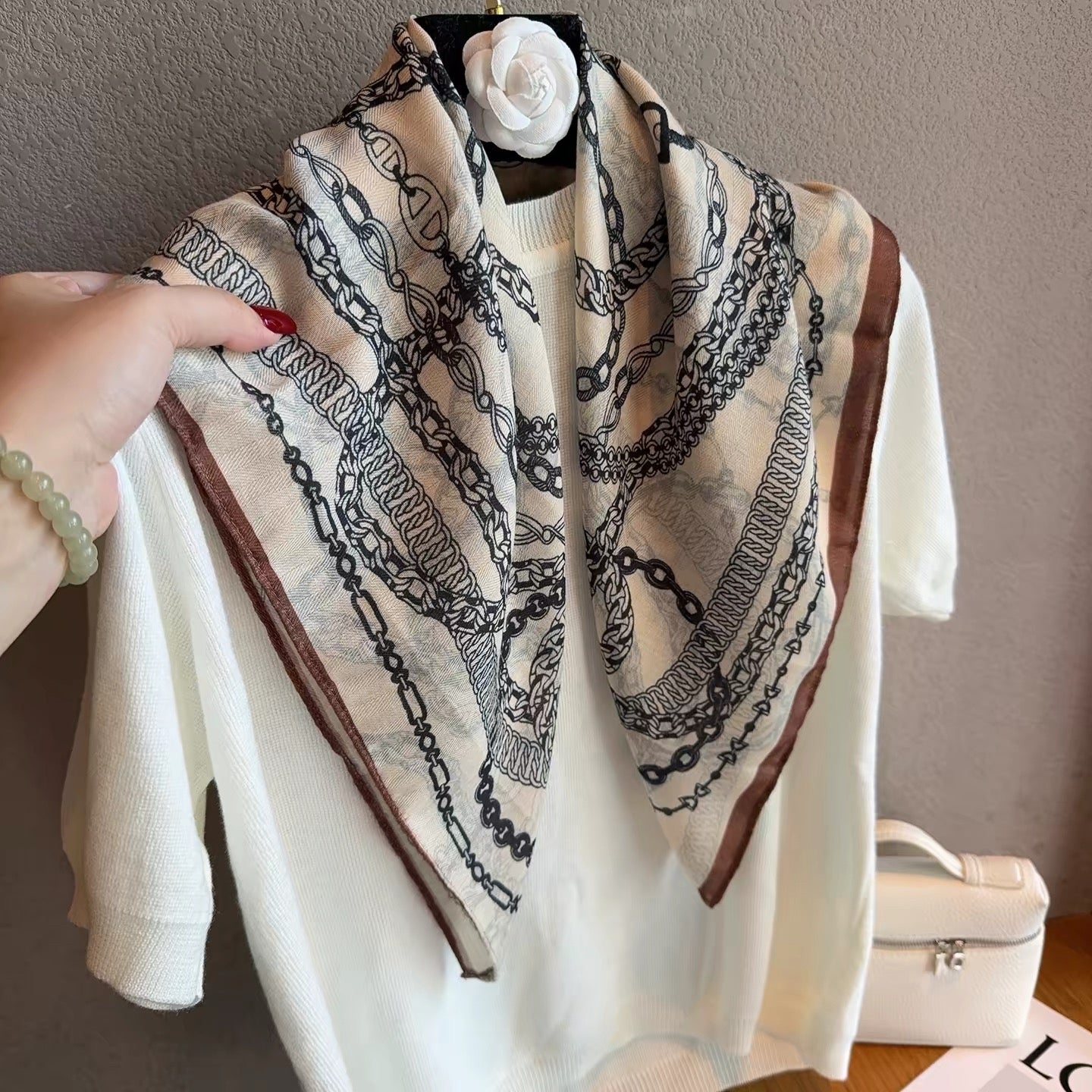 4656 silk scarf