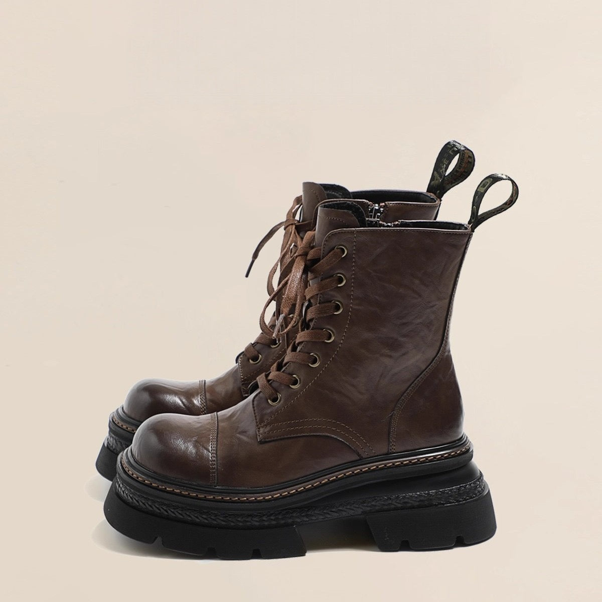 4216 Fashionable Platform Martin Boots