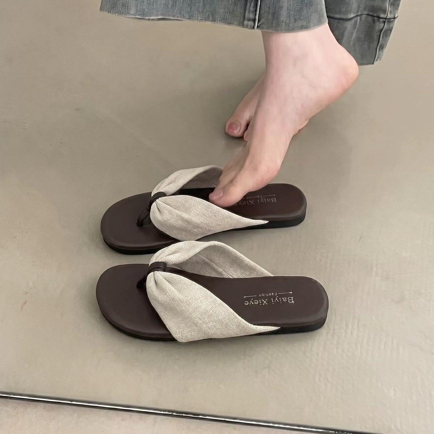4585 summer fashion flip flops