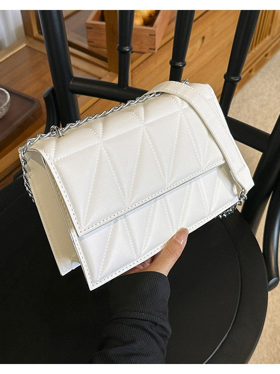 4283 Fashion Chain Link Handbag & Shoulder Bag