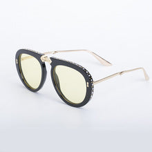 2738 rhinestone fold fashion sunglass