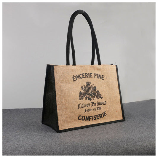 MF1 Customize cotton and linen large shopping totes