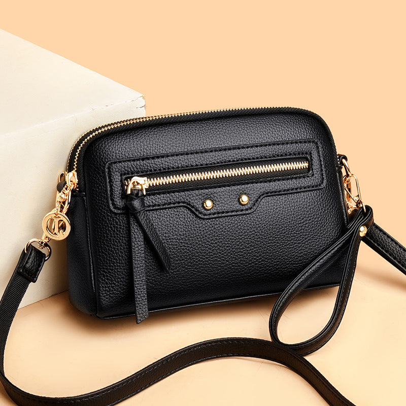 2860 Real leather crossbody bag
