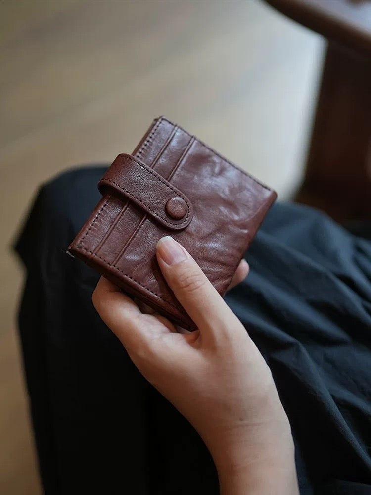 4012 genuine leather women coin purse