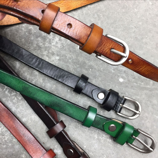 2119-2.0cm wide genuine leather belt