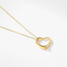 2562 S925 silver heart necklace