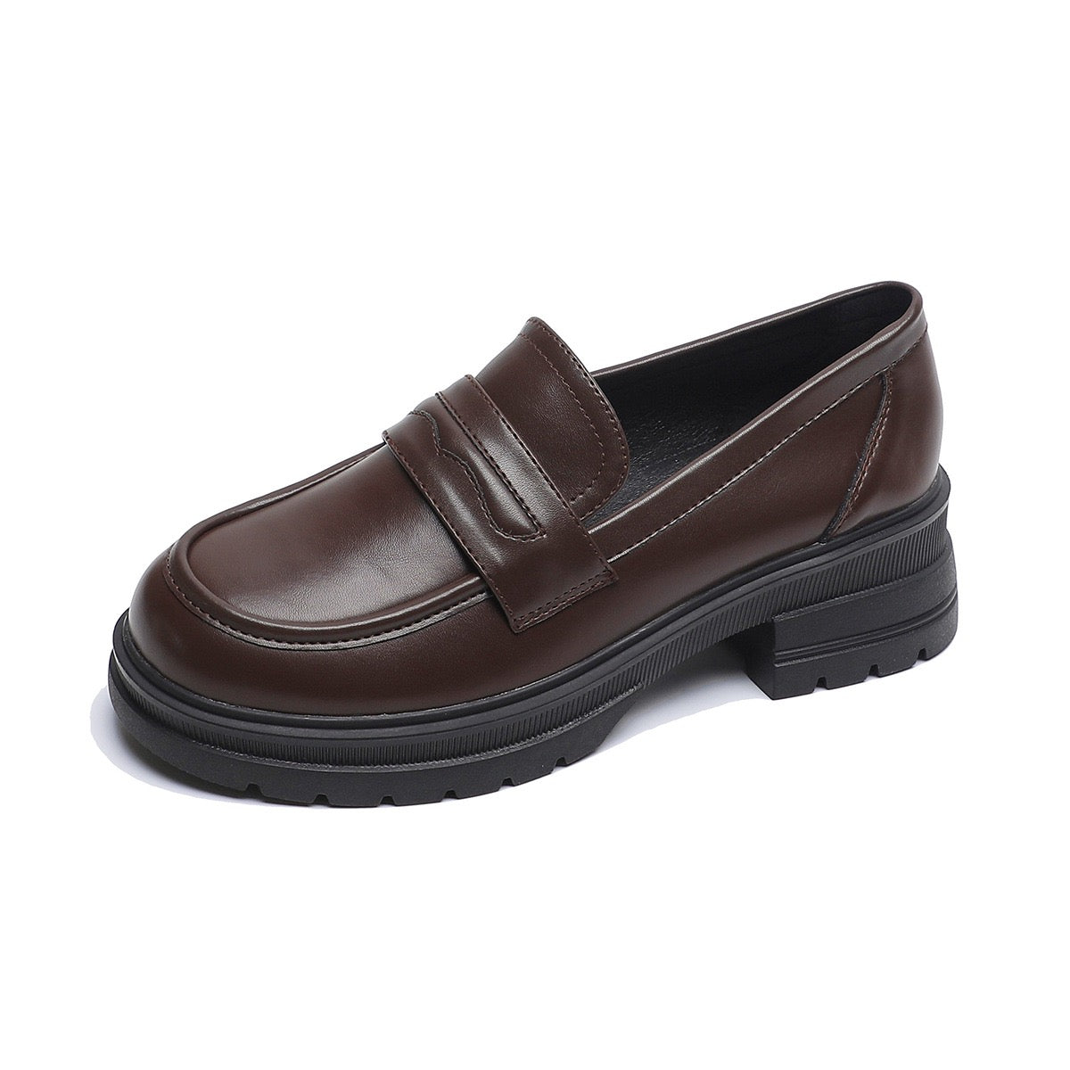 3880 chunky heel platform shoes