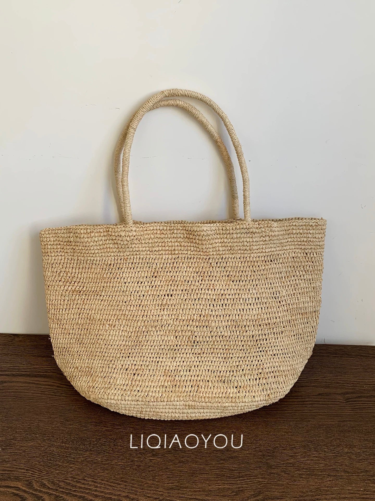 4690 raffia handbag