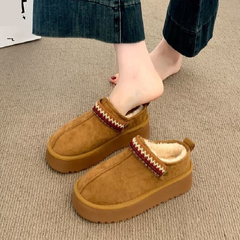 4125 Closed-back Snow Boots Slippers