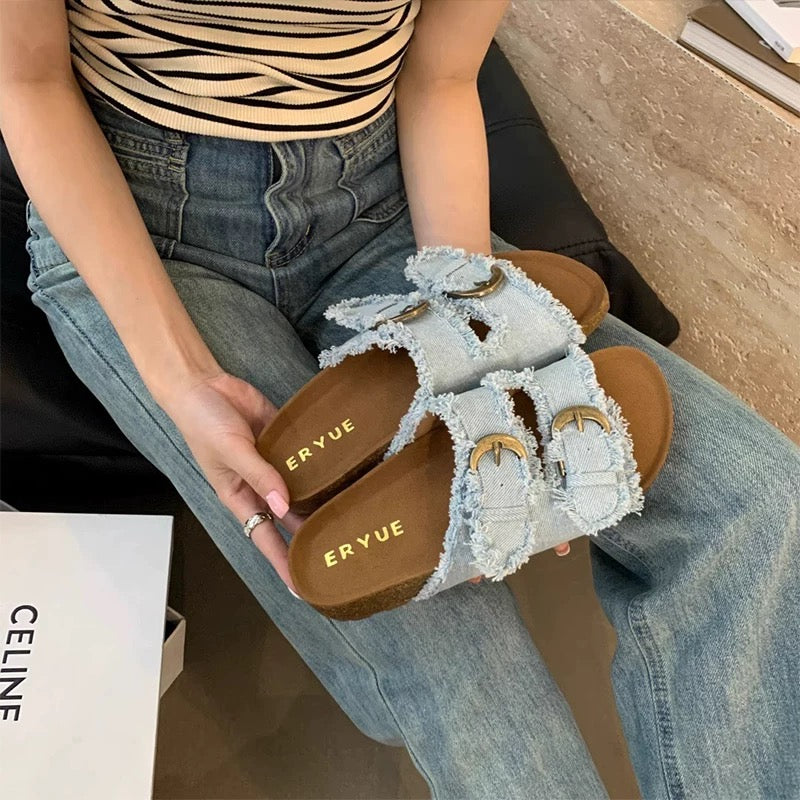 4392 casual denim sandals