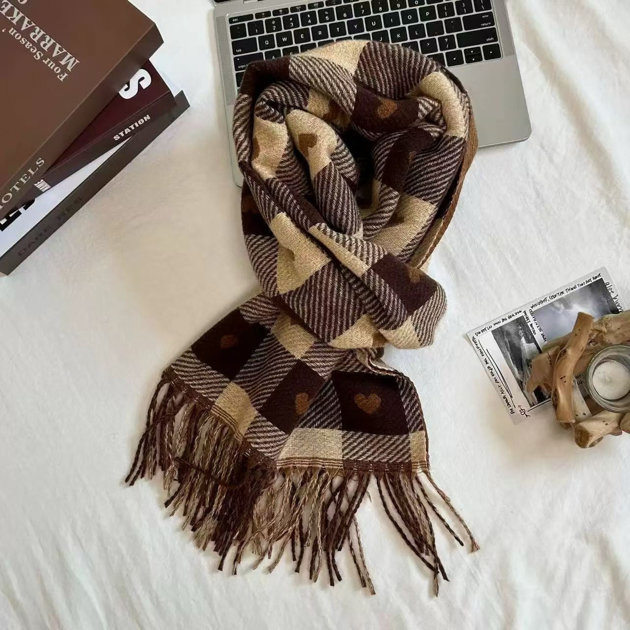 3687 Fashion knit scarf