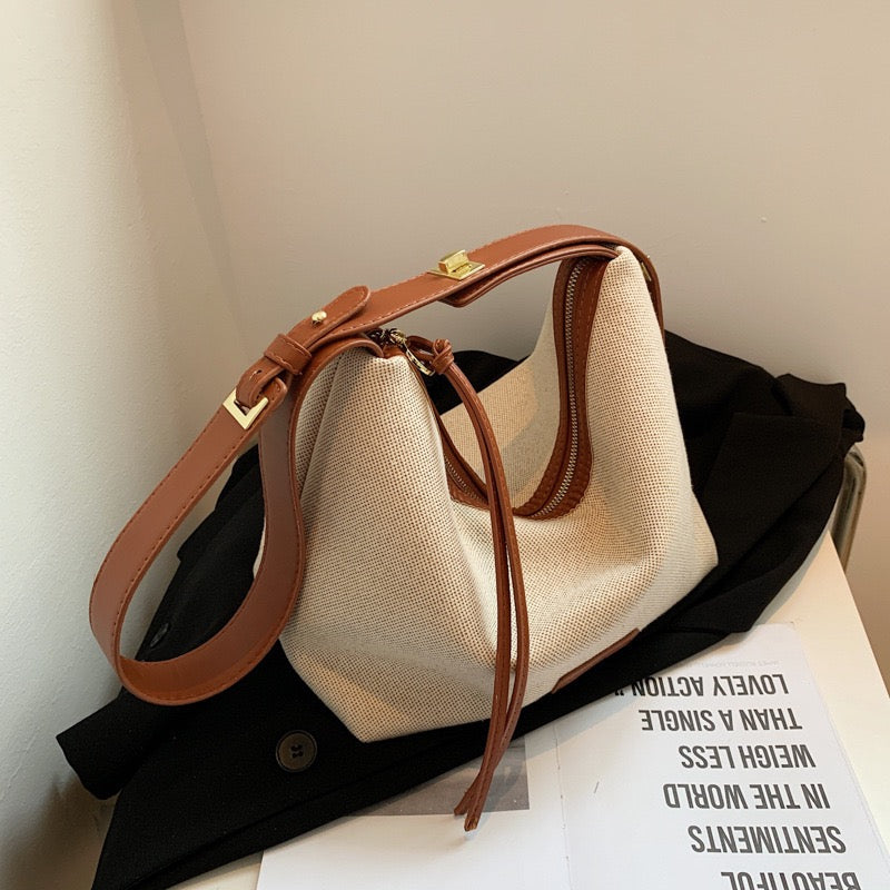 3992 Fashion Canvas Bucket Bag