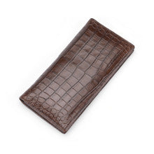 2631 crocodile leather long wallet