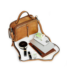 2255 solid square rivet handbag