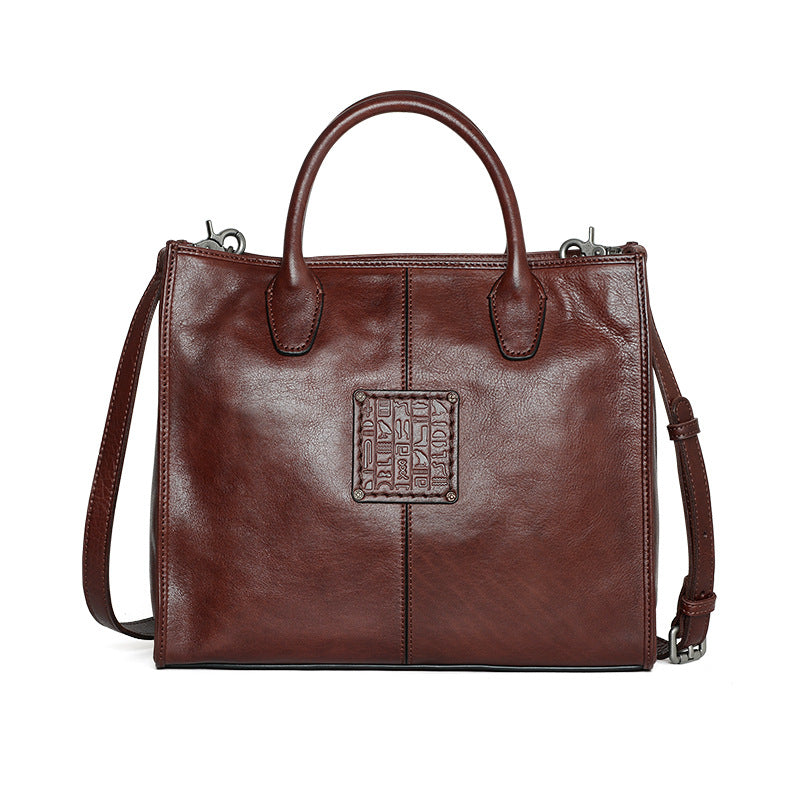 751 genuine leather vintage large totes