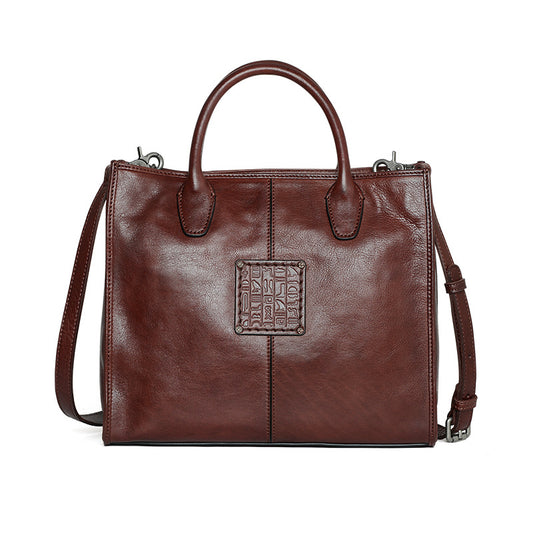 751 genuine leather vintage large totes