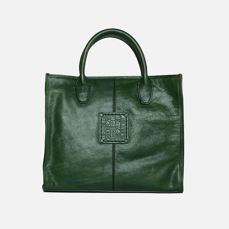751 genuine leather vintage large totes