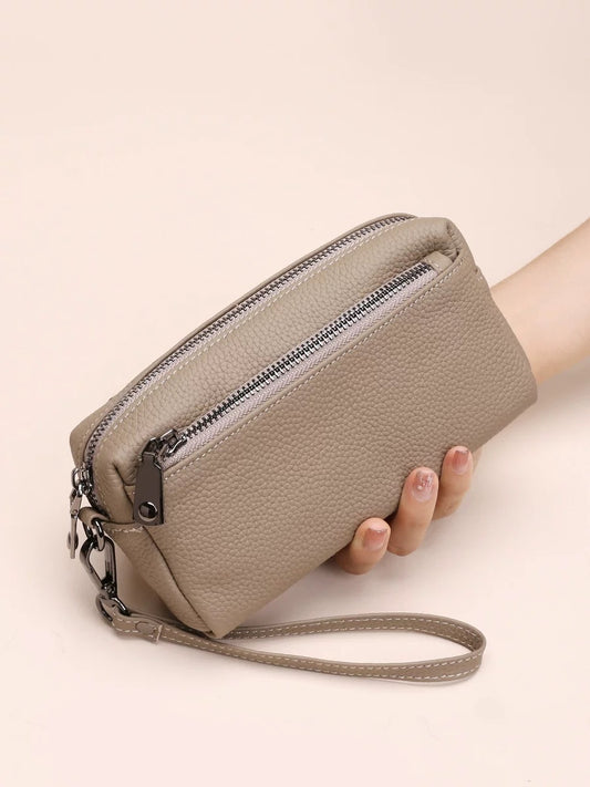 5086 genuine leather clutch