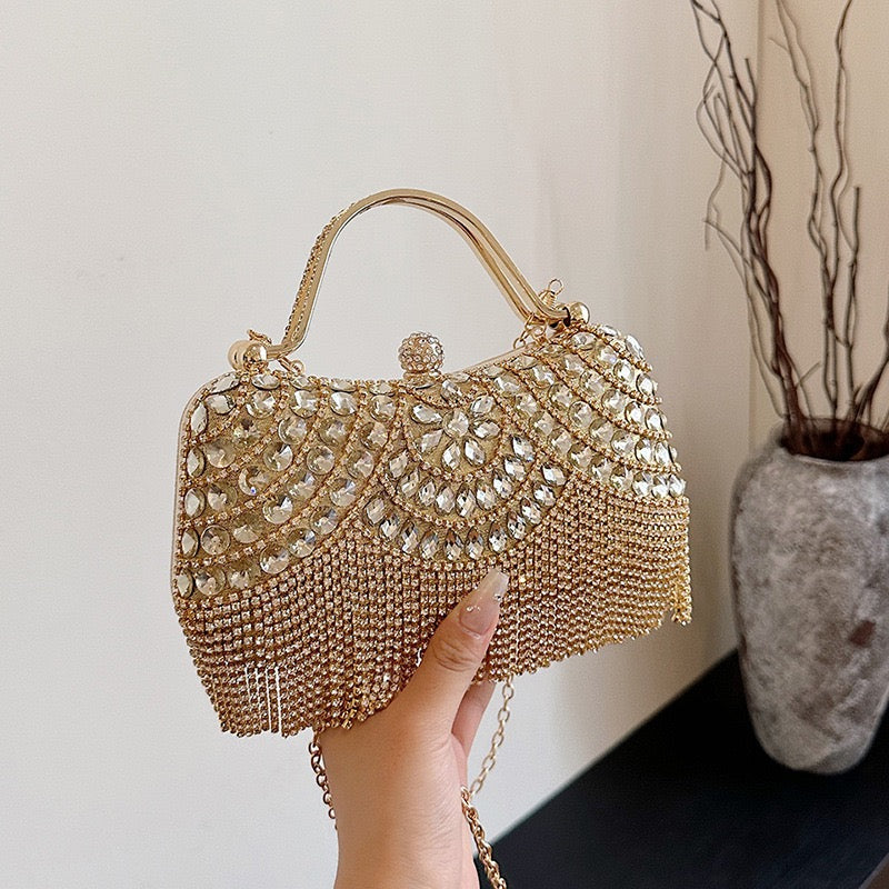 4364 Luxury Rhinestone-Embellished Handbag