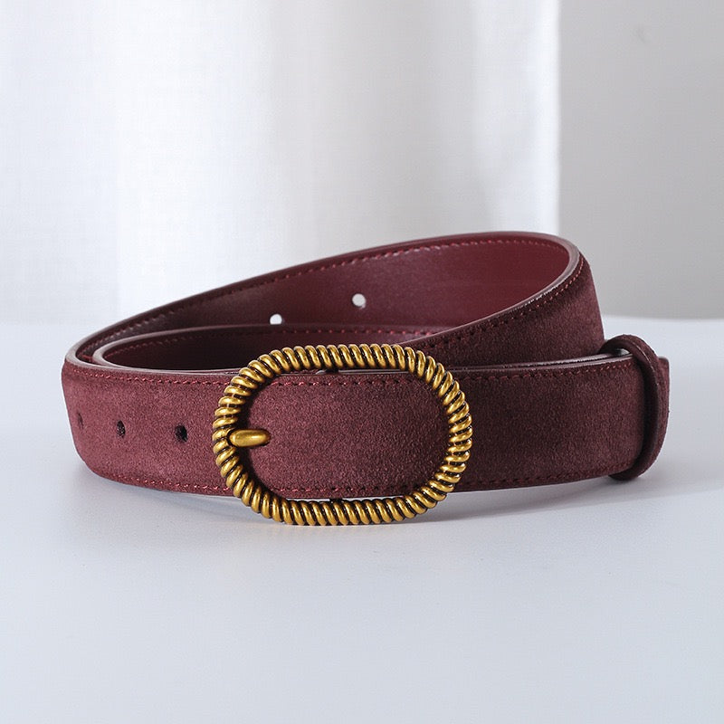 3809 Women's Fashion Leather Belt