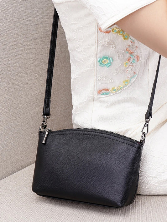 5087 solid crossbody bag