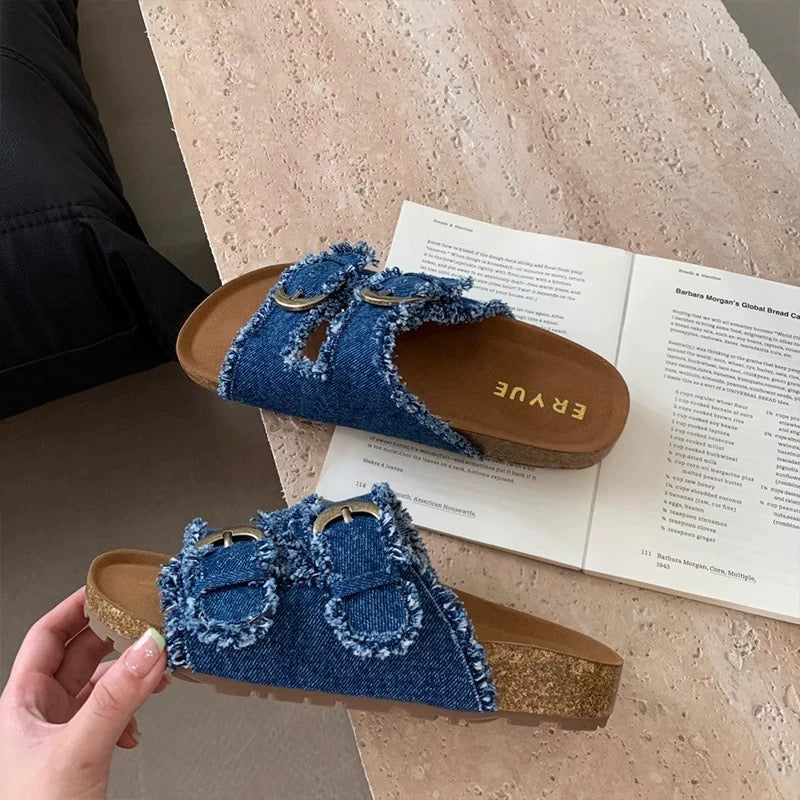4392 casual denim sandals