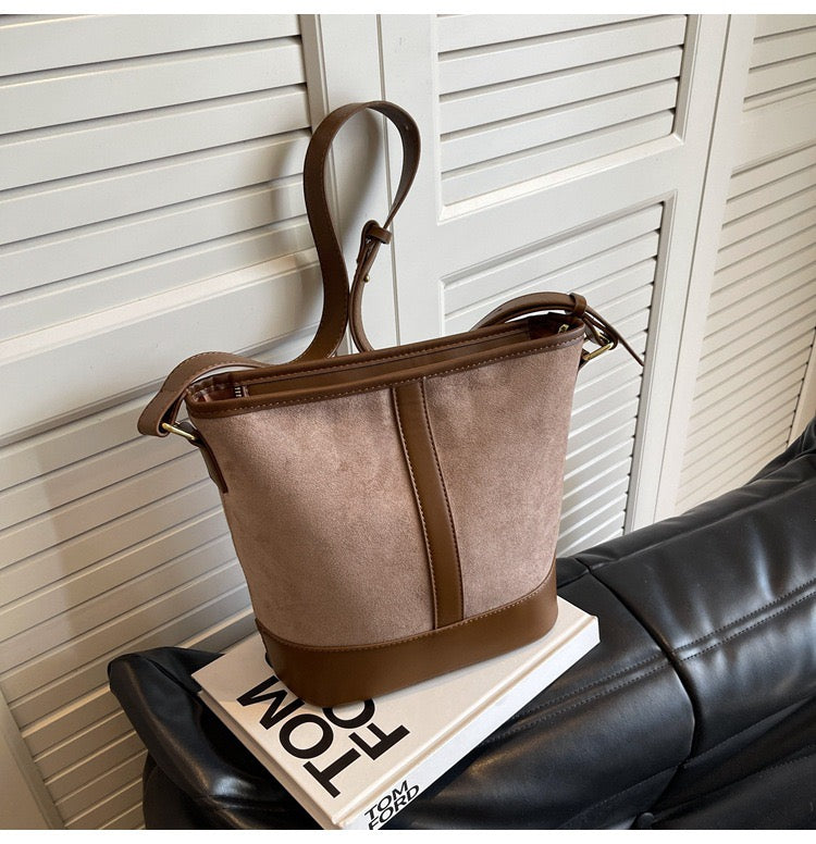 3787 Women's Fashion Large Bucket Bag