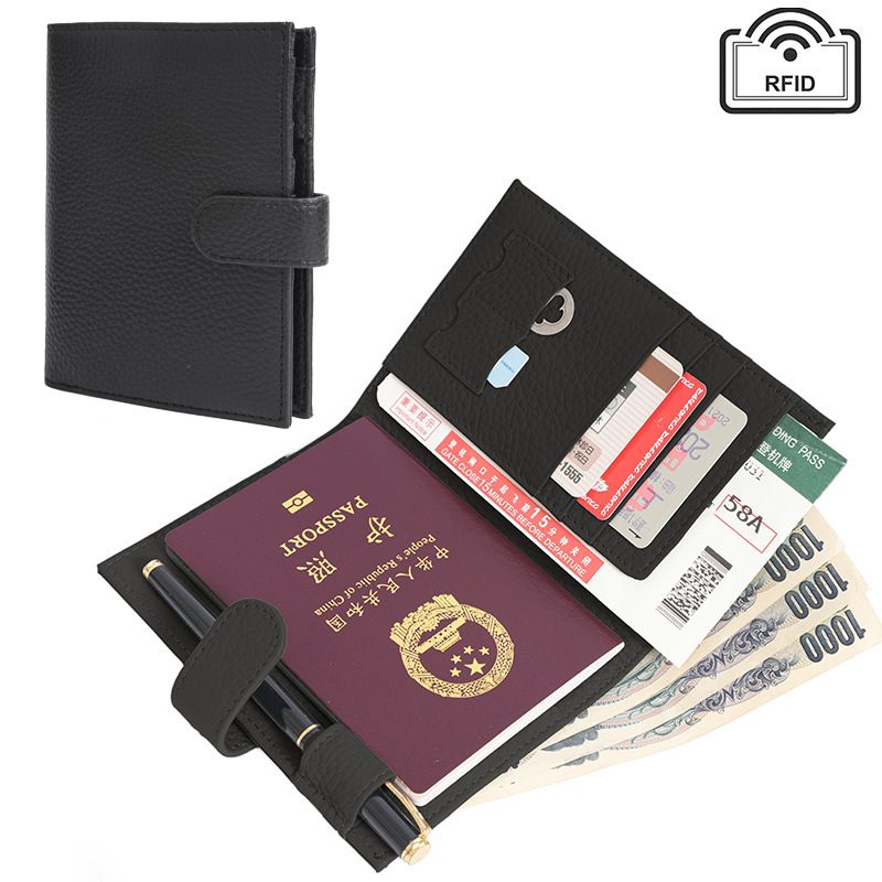 1938 genuine leather passport holder