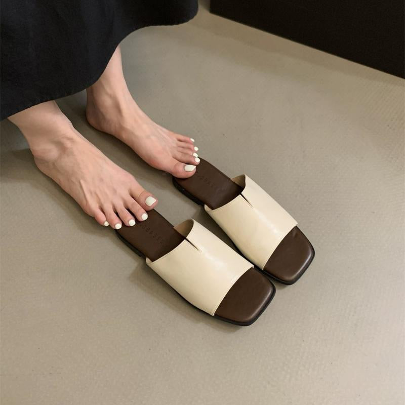 3607 Women's Leather Slippers