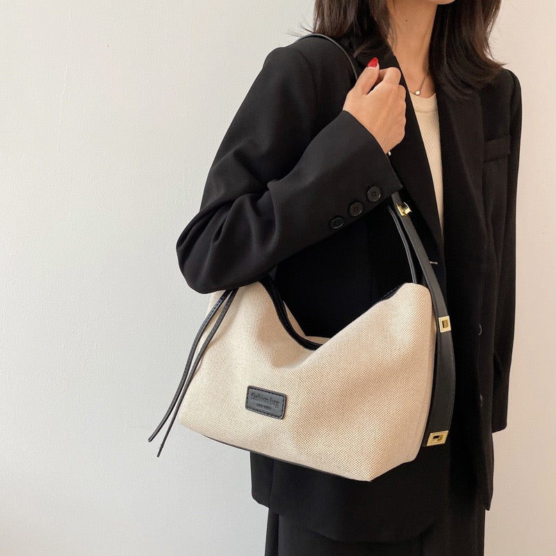 3992 Fashion Canvas Bucket Bag