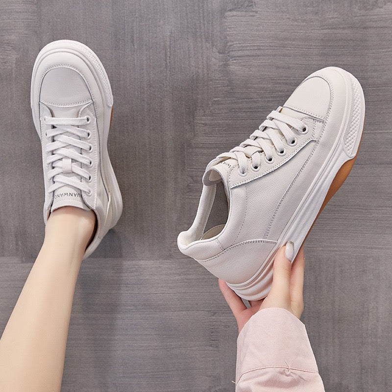 4020 High-top leather casual sneakers
