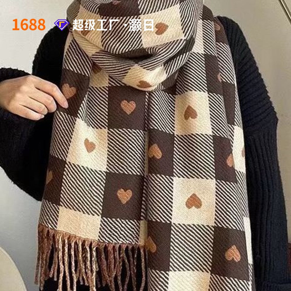 3687 Fashion knit scarf