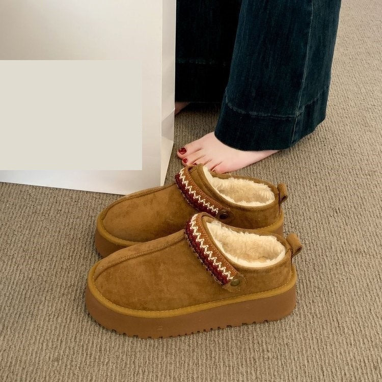 4125 Closed-back Snow Boots Slippers