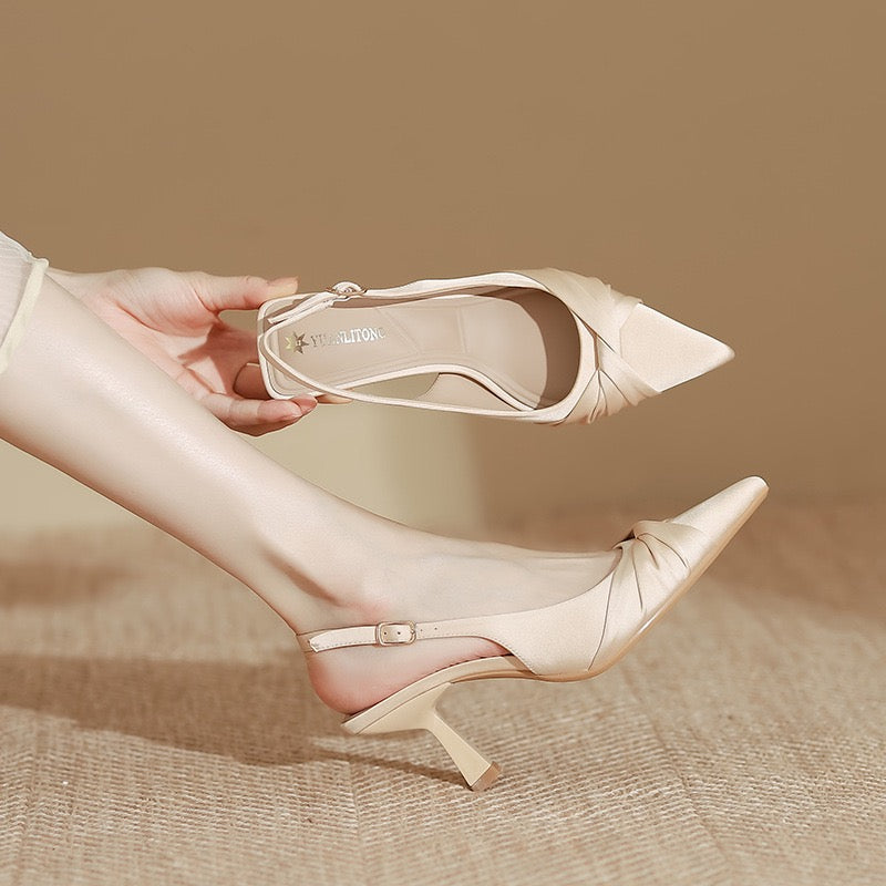 4121 Pointed Toe High Heel Sandals