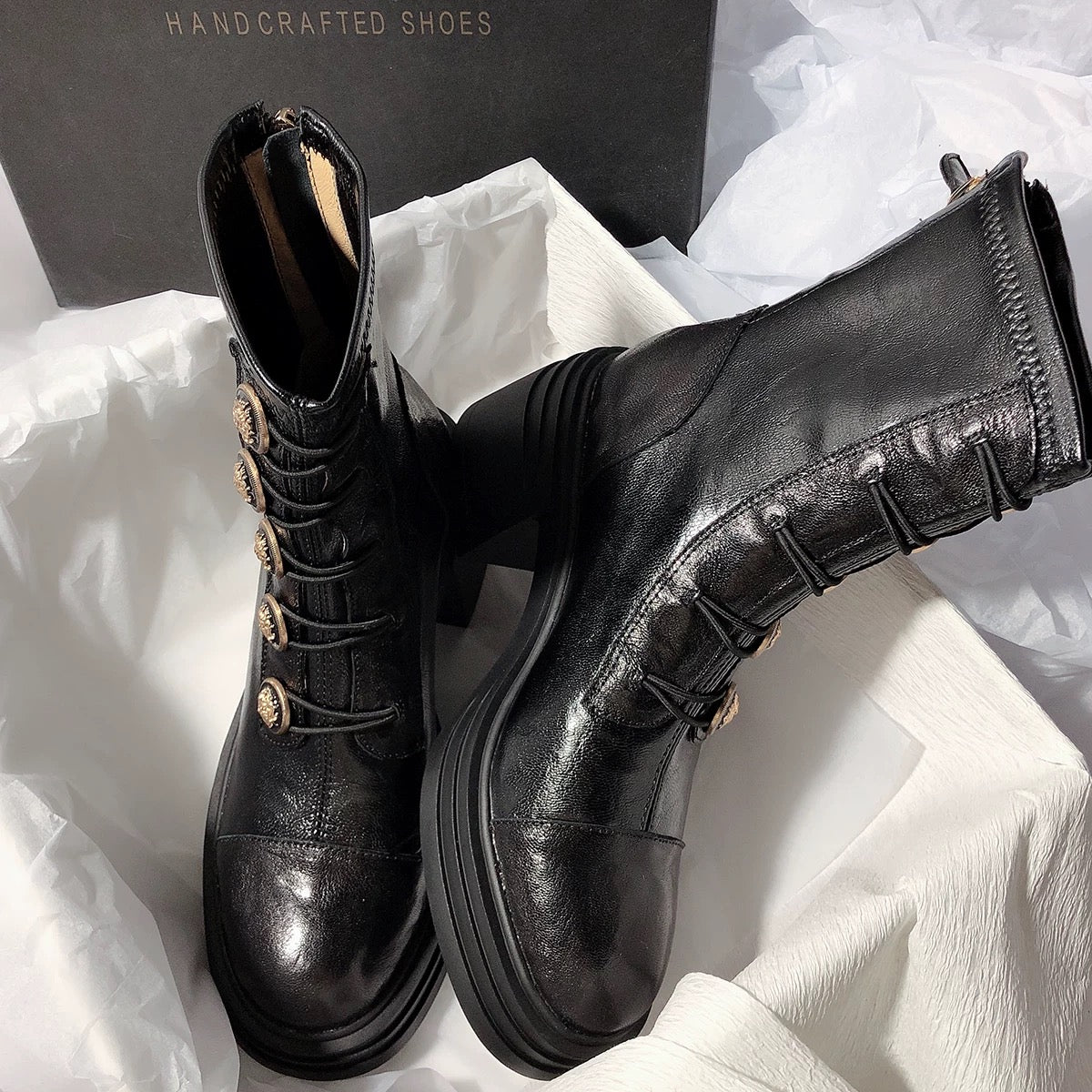 5113 genuine leather boots