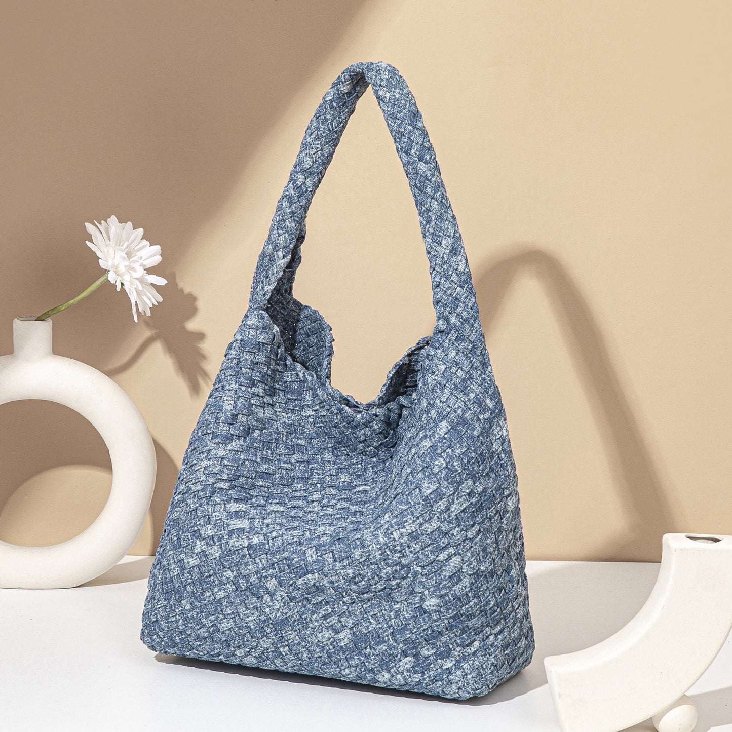 4041 Fashion Denim Underarm Bag