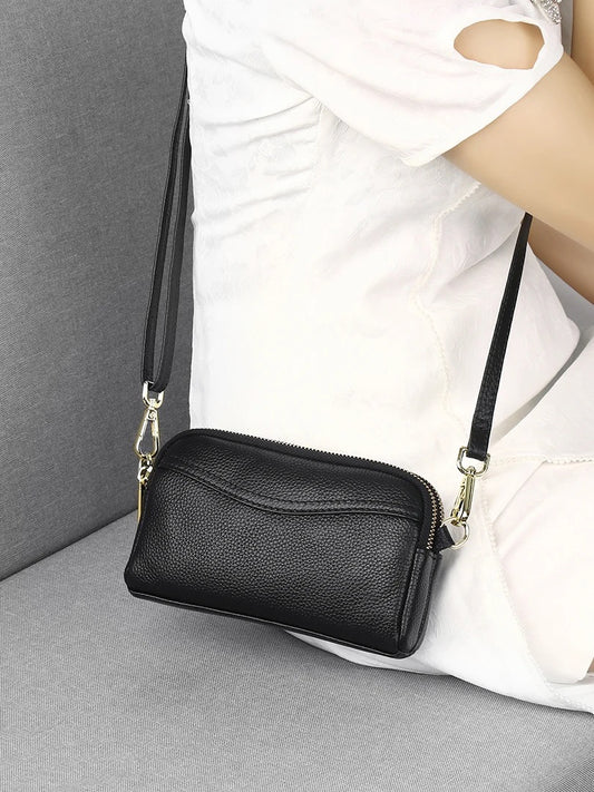 5056 classic leather crossbody bag