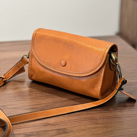 1999 cowhide flap crossbody bag