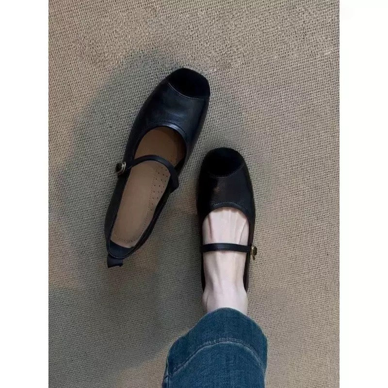 3801 lambskin flats