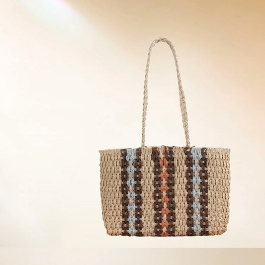 2016 large stripe shopping bag